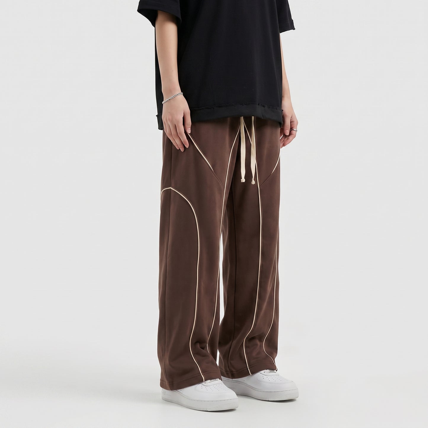 Flexline Baggy Trouser - Chocolate