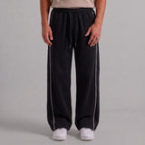 Classic Stripe Trouser - Midnight Black