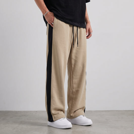 Dual-Tone Wide Leg Trouser