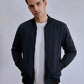 Bomber Jacket Cotton Fleece - Navy