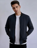Bomber Jacket Cotton Fleece - Navy