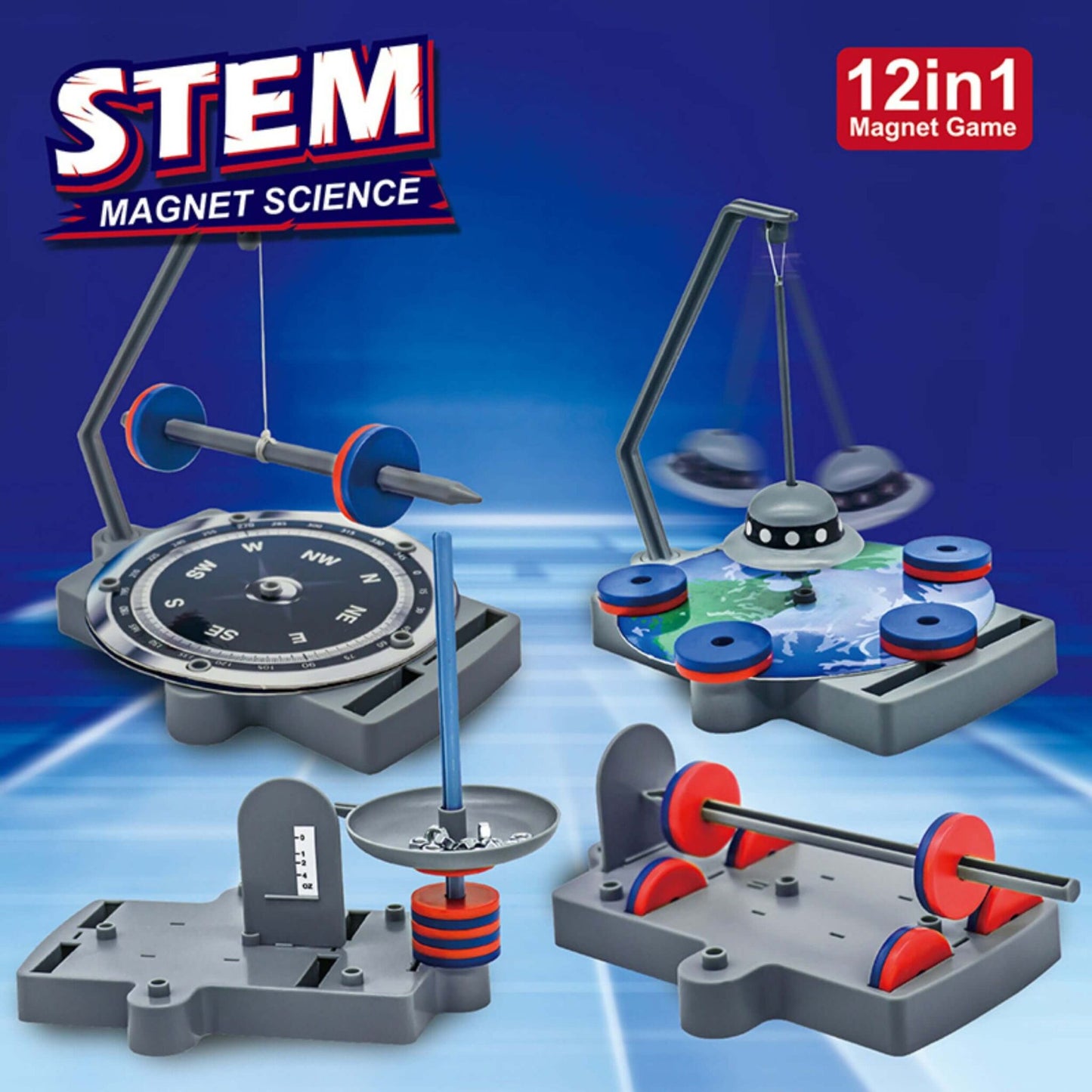 Magnet Lab STEM Kit – 12 Experiments
