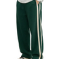 Side Stripe  Baggy Trouser - Emerald Green