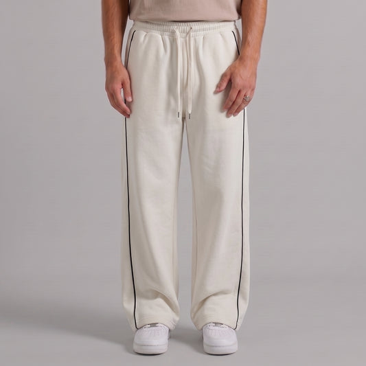 Classic Stripe Trouser - Off White