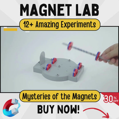 Magnet Lab STEM Kit – 12 Experiments