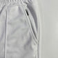 STRAIGHT FIT STRIPE TROUSER - WHITE