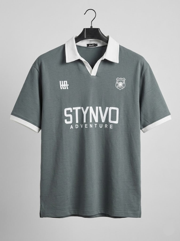 Signature Print Johnny Polo - Sage Grey