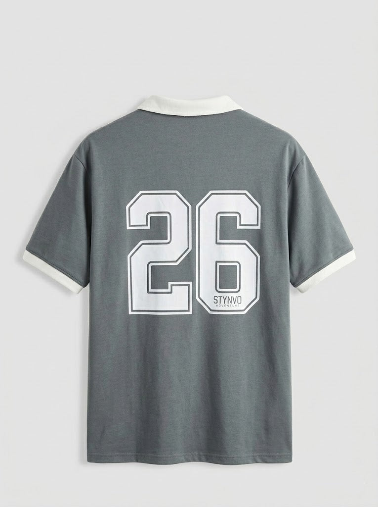 Signature Print Johnny Polo - Sage Grey