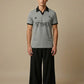 Signature Print Johnny Polo - Charcoal
