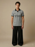 Signature Print Johnny Polo - Charcoal