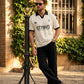 Signature Print Johnny Polo -Beige