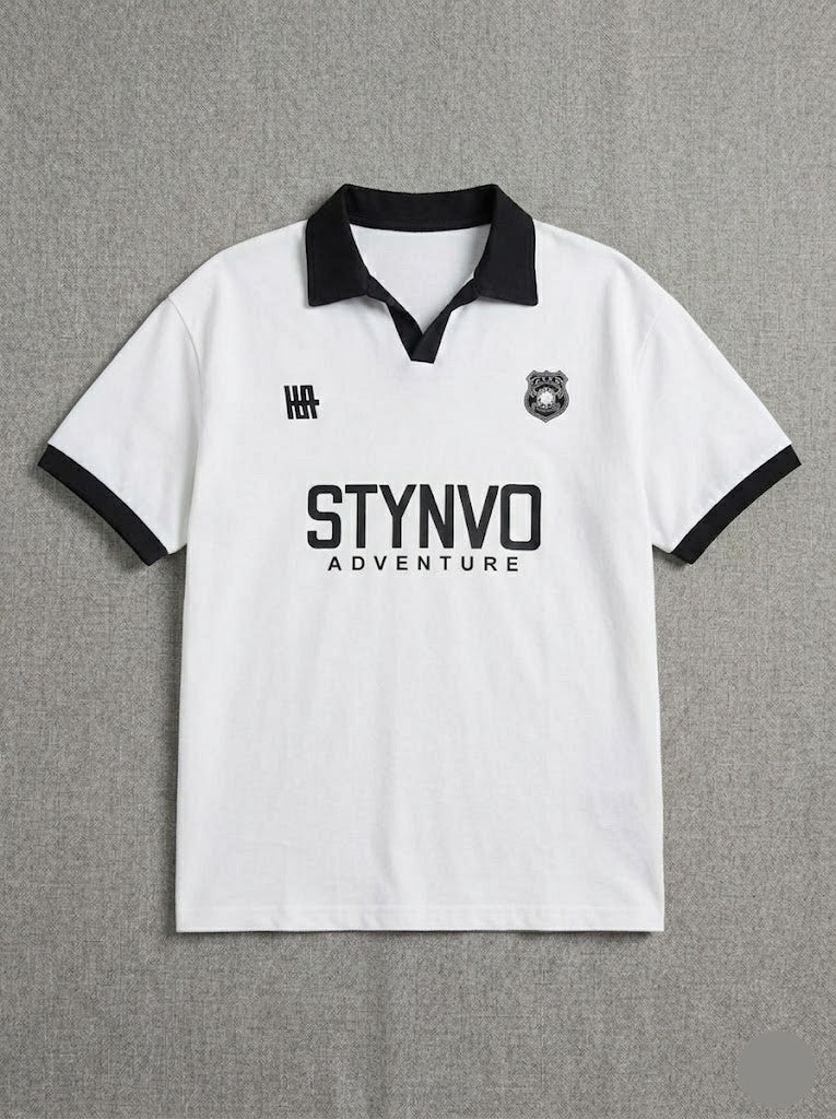 Signature Print Johnny Polo - White