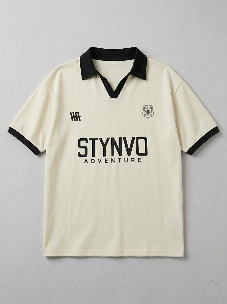 Signature Print Johnny Polo -Beige