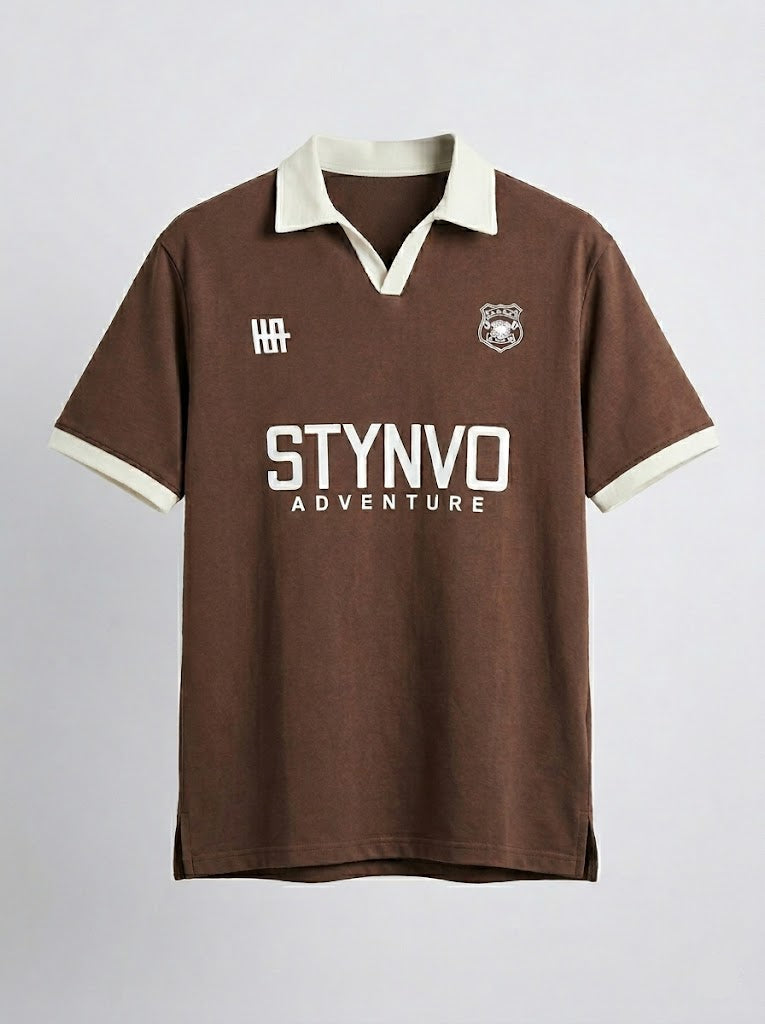 Signature Print Johnny Polo -Brown